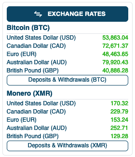 abacus exchange rates